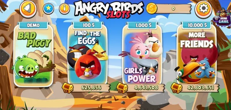 Chủ đề chính của game nổ hũ Angry birds 789Club