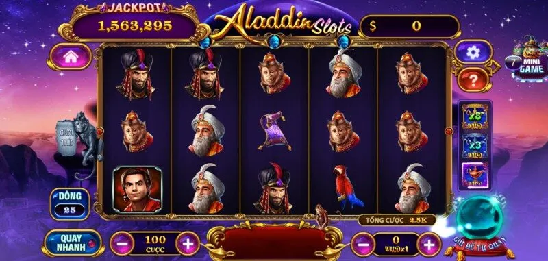 Điểm nổi bật của game nổ hũ đổi thưởng Aladdin 789Club