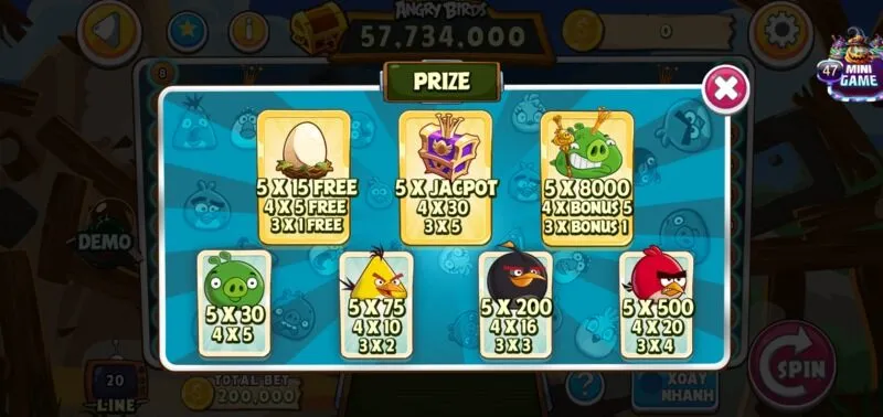 Các bước tham gia chơi game nổ hũ Angry birds 789Club