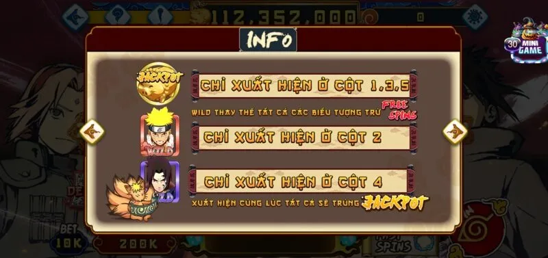 Hướng dẫn chơi game nổ hũ Naruto 789Club