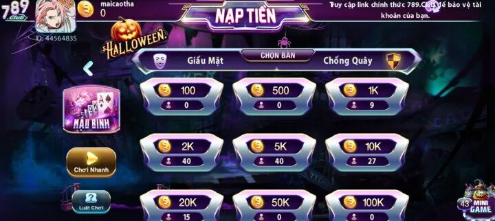 Ưu điểm của game bài Mậu binh 789Club