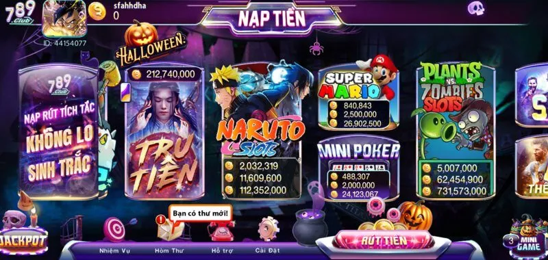 Tổng quan về game nổ hũ đổi thưởng Naruto trên 789Club