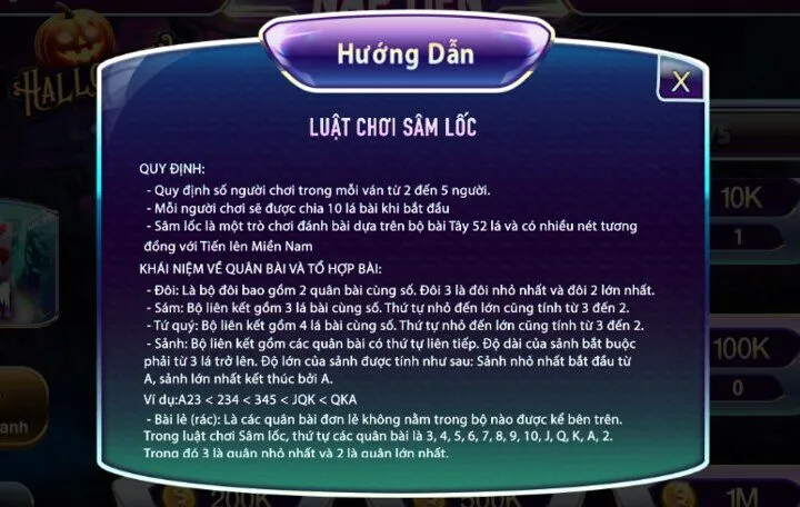 Thông tin về game đổi thưởng Sâm lốc 789Club