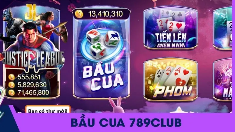 Bầu cua 789Club là trò chơi kết hợp giữa yếu tố may mắn và kỹ năng dự đoán