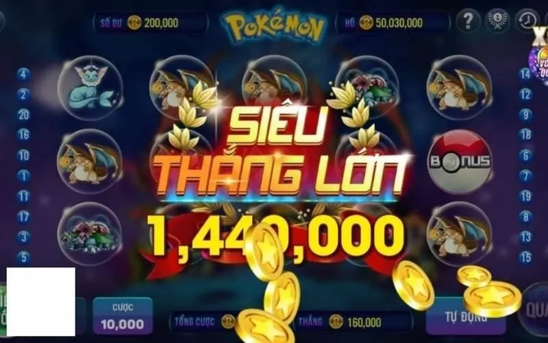 Những tính năng đặc biệt game Pokemon 789club