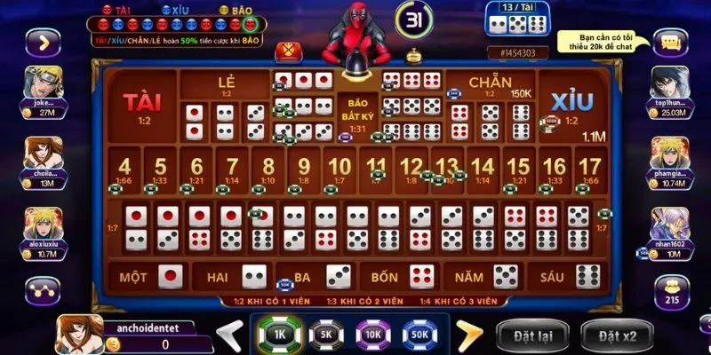 Các tính năng trong game Sicbo 789Club bạn nên biết